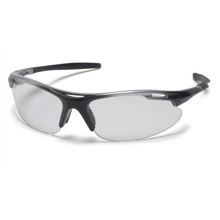 Pyramex - Avante - Silver Black Frame/Clear Lens SSB4510D